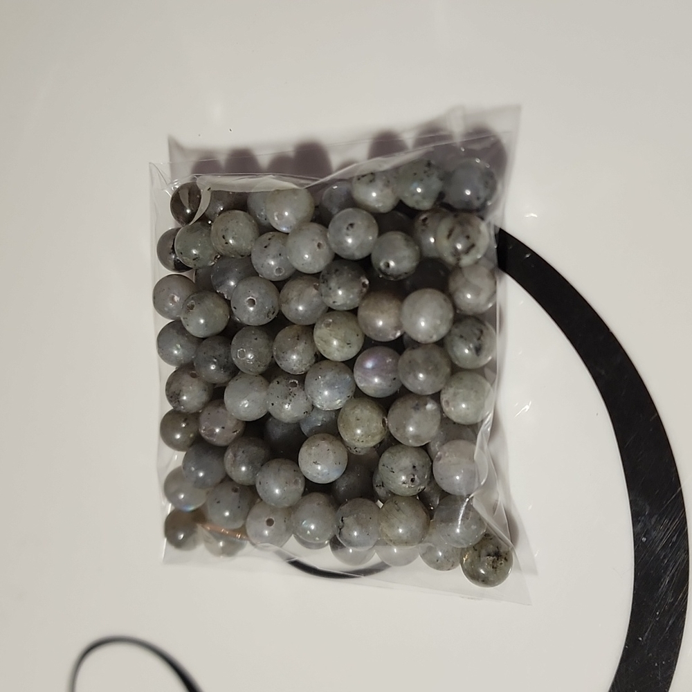 8mm *Faceted* Labradorite beads